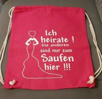 Rucksack / Beutel Braut / Heiraten / Junggesellenabschied Nordrhein-Westfalen - Brilon Vorschau