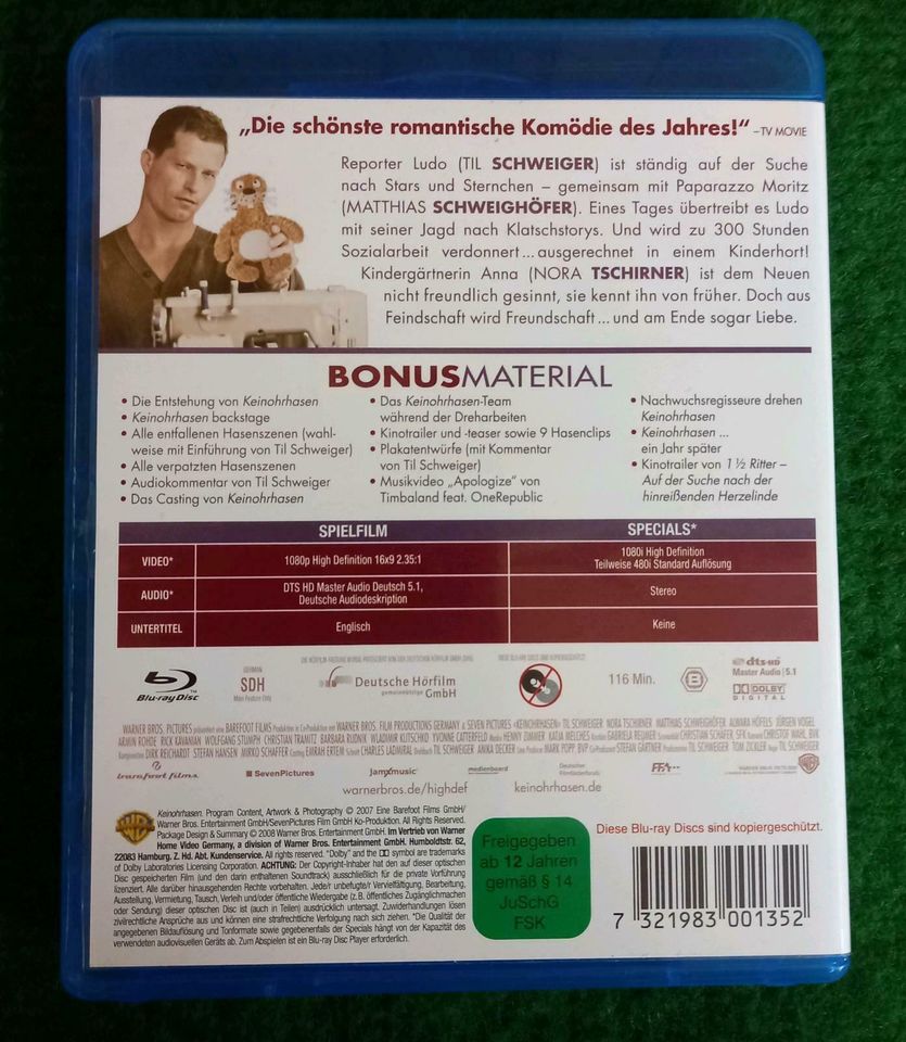 Kein Ohrhasen Bluray in Elmstein