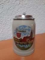 Bierkrug mit Zinndeckel, Regensburg Bayern - Teublitz Vorschau