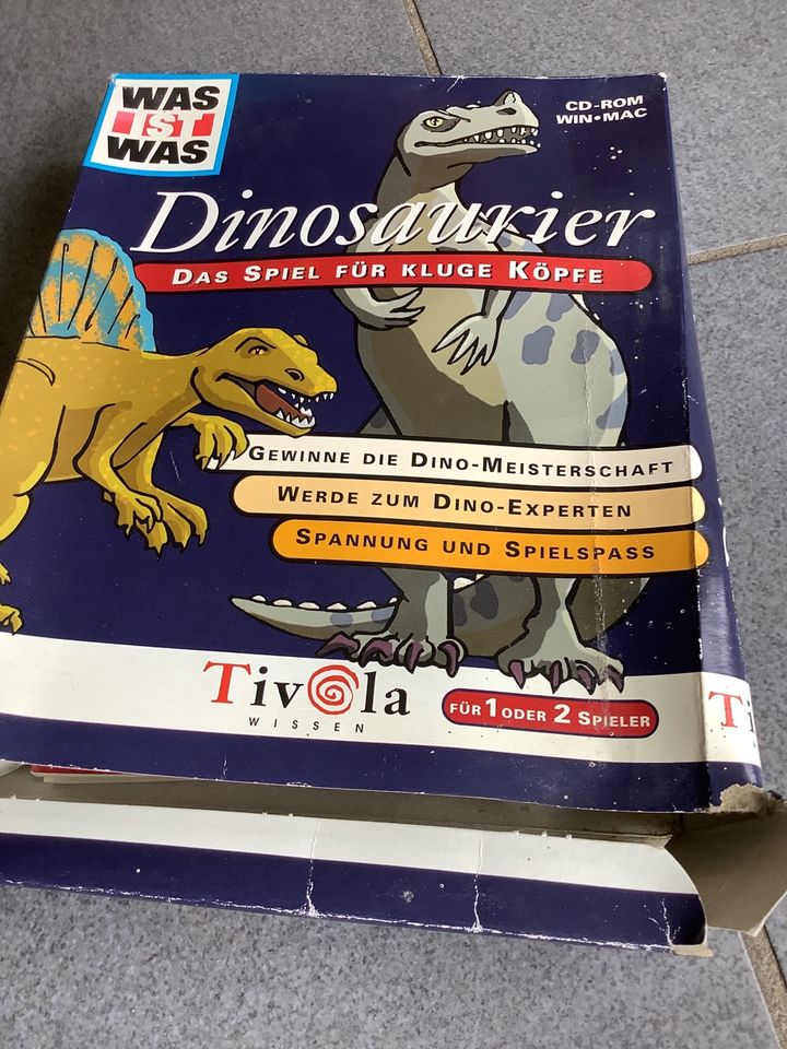 Dinosaurier Pc Spiel was ist was  vintage Dino Wissen Rätsel in Wetzlar