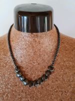 Hämatit Blutstein Collier true Vintage flache Scheiben Drehversch Sachsen - Zwickau Vorschau