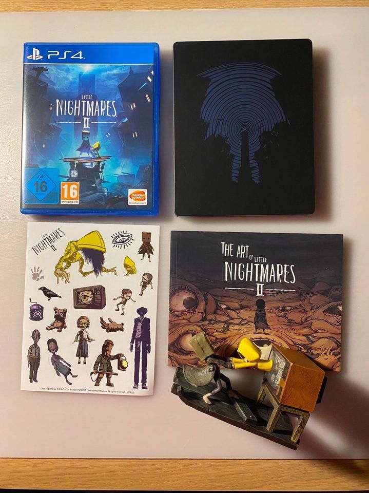 Little Nightmares 2 - PS4 + Figuren Soundtrack Sticker Artbook in Bad Salzungen