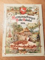 HERMANNSBURGER VOLKS-KALENDER 1906 mit Märkte-Verzeichnis Rheinland-Pfalz - Straßenhaus Vorschau