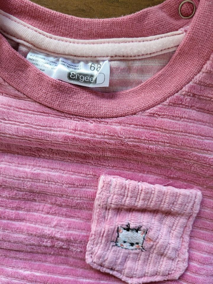 Baby Hausanzug, Hose+Pullover, pink, Größe 68 in Grünendeich Niederelbe