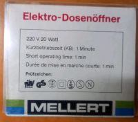 Elektrischer DOSENÖFFNER, 220 Volt, neu Saarland - Riegelsberg Vorschau