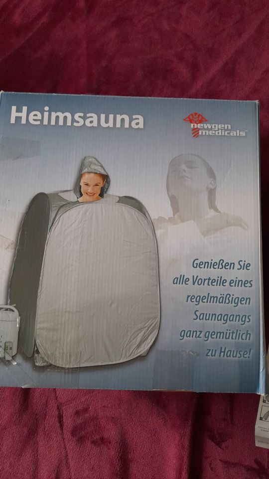 newgen medicals portable 2in1-Heim-Sauna/Dampfbad 850 W in Neuburg a.d. Donau