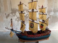 Antikes Kriegsschiff handegefertig Modell Schiff Segelschiff Baden-Württemberg - Schramberg Vorschau