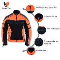 Motorradjacke für Sommer Tech Mesh Jacke mit Protektoren Hannover - Nord Vorschau