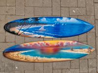 Holzschild Surfboard Meer Sunset Palme Strand Hawaii Deko 100cm Nordrhein-Westfalen - Voerde (Niederrhein) Vorschau