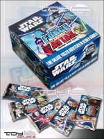 Suche Star Wars Force Attax Serie 1 Display / Box Deutsch Düsseldorf - Stockum Vorschau