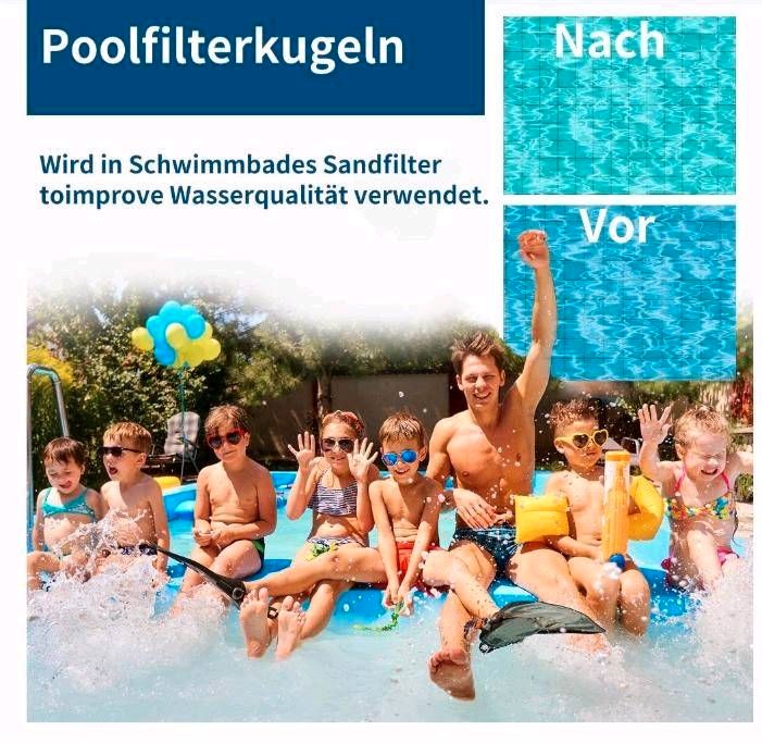 1400g Pool Filterkugeln, umweltfreundlich, wiederverwendbar in Peißenberg