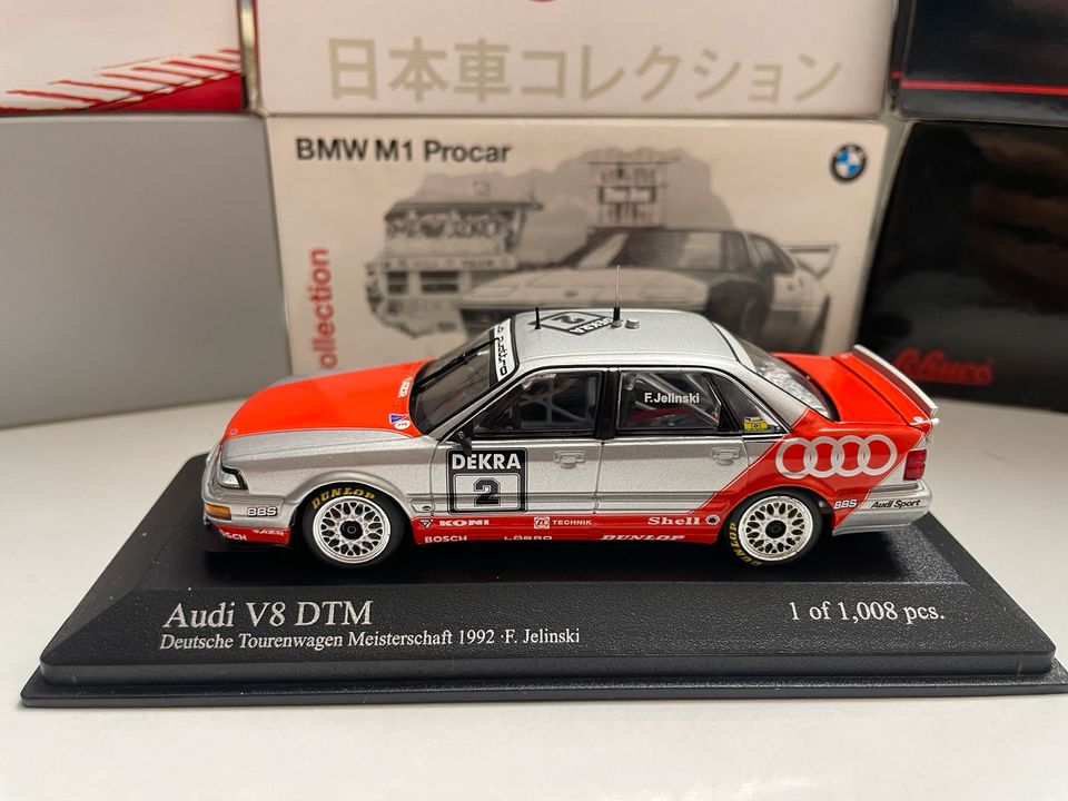 Minichamps 1992 DTM F. Jelinski Audi V8 Quattro Modellauto 1:43 in Hamburg