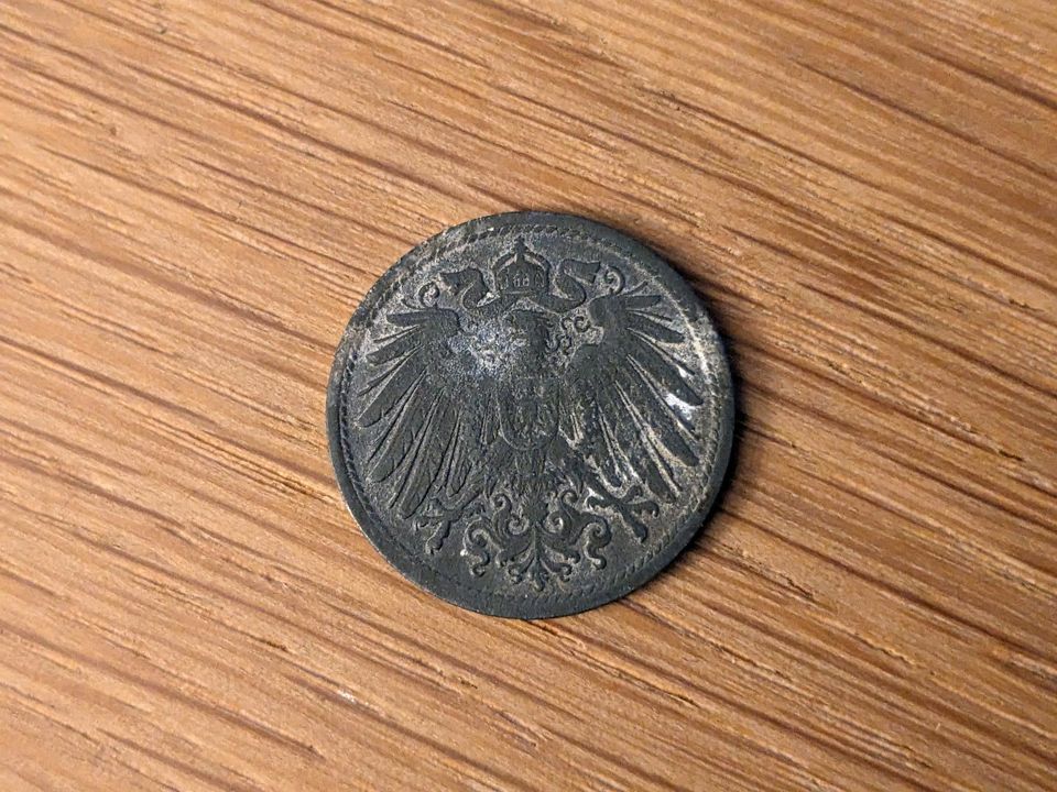 10 Reichspfennig Münze 1917 Zink in Wittenberg