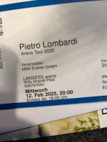 Pietro Lombardi 2 Tickets Köln  Stehplätze 12.2.25 Nordrhein-Westfalen - Euskirchen Vorschau