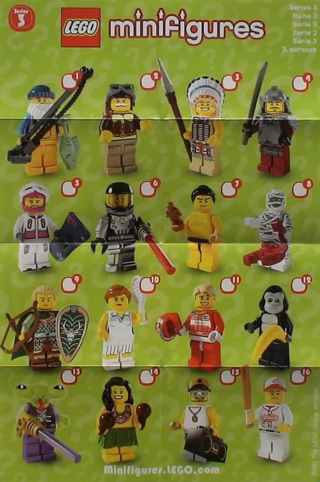 Lego Minifiguren / Figuren Serie 3 (8803) in Ennepetal