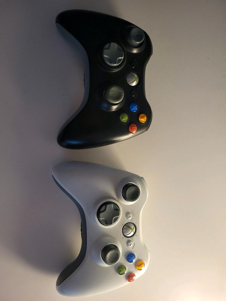 XBOX 360 + Spiele  + 3 Controller in Höhr-Grenzhausen