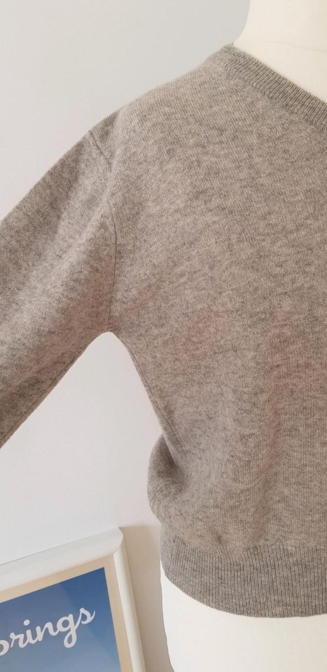 Edel ❤ Pullover Cashmere Kaschmir Pulli V 36 38 S M in Bargteheide