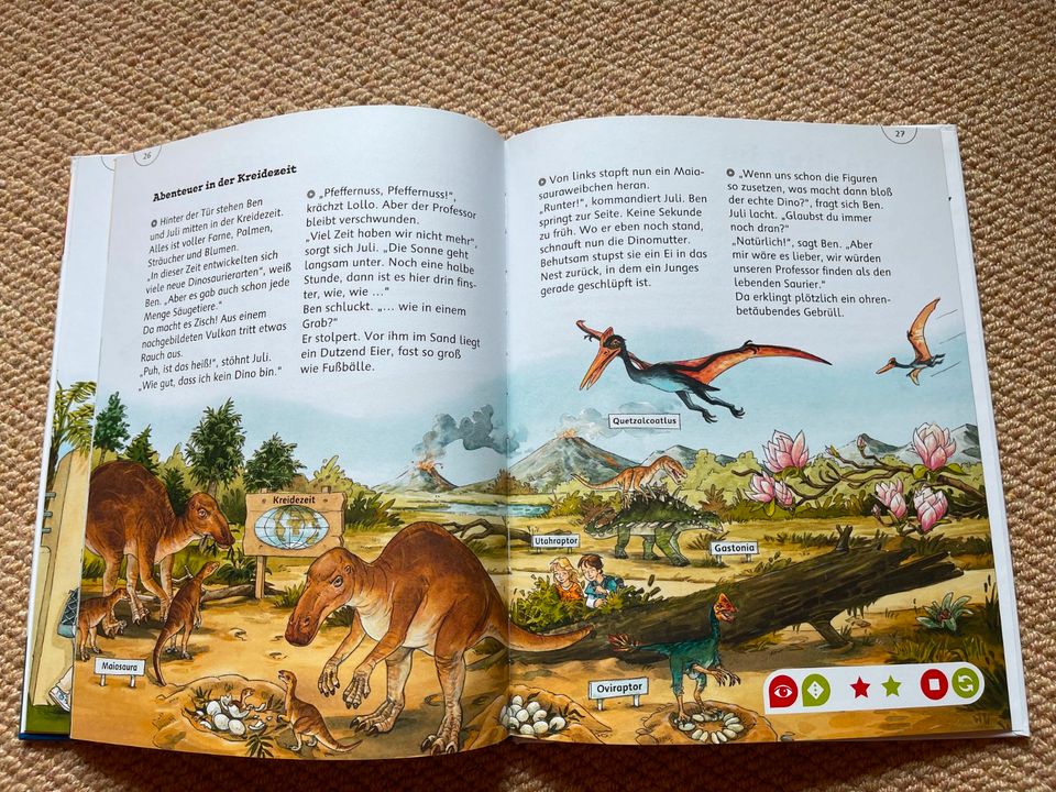 Kinderbuch Tiptoi Buch Abenteuer Wissen Dinosaurier (ohne Stift) in Sauerlach