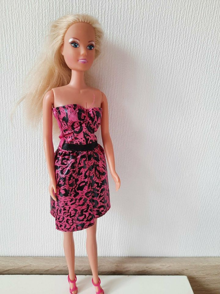 Barbie Puppe, Steffi, Simba Toys, mit Farben zum Haare färben in Nieheim