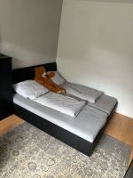 Bett Doppelbett schwarz 180 x 200 Lattenrost Nordrhein-Westfalen - Neuss Vorschau