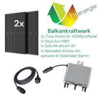 BALKONKRAFTWERK SET 860W/800W Deye PV Photovoltaik bifacial Thüringen - Leinefelde-Worbis Vorschau