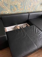 großes schwarzes Sofa, mit Schlaffunktion Baden-Württemberg - Schwäbisch Gmünd Vorschau