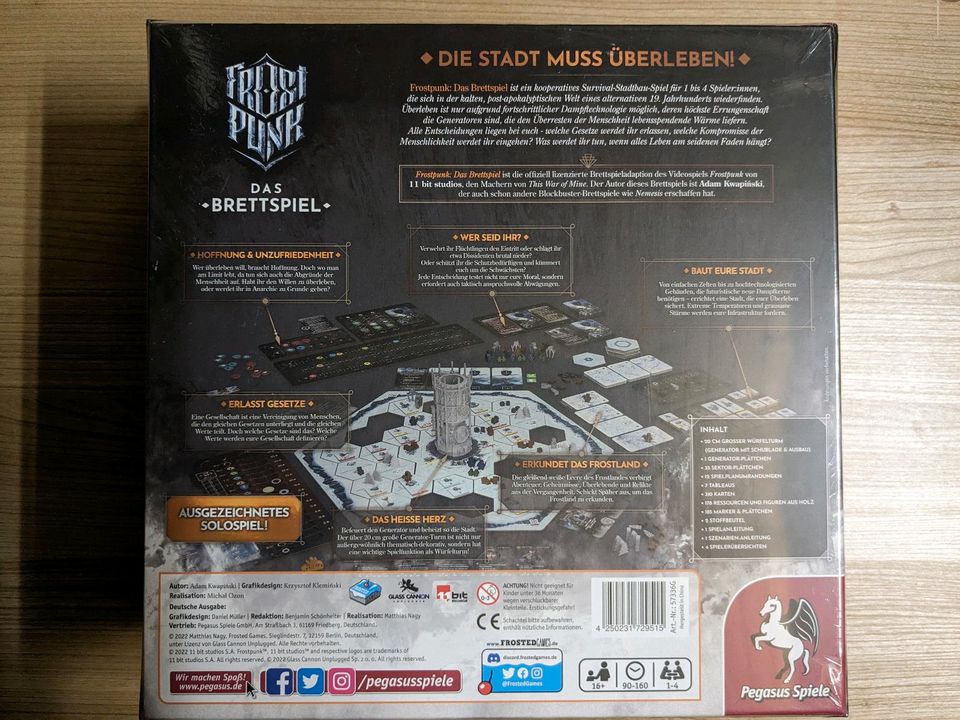 Frostpunk inkl. Erweiterungen - Brettspiel in Duisburg