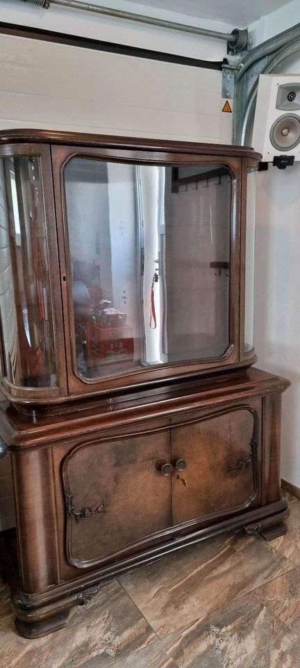 Glasvitrine Nostalgie Unterschrank Antik original Zustand in Kamenz