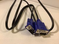 Monitorkabel mit 2 VGA Anschlüssen VGA auf VGA unbenutzt neu blau Baden-Württemberg - Leonberg Vorschau