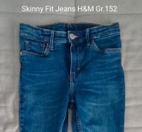 ☀️ Skinny Fit Jeans Jeanshose Langarmshirt Gr 152 Nordrhein-Westfalen - Monheim am Rhein Vorschau
