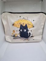 Kosmetiktasche schwarze Katze mit Regenschirm Rheinland-Pfalz - Neuhofen Vorschau