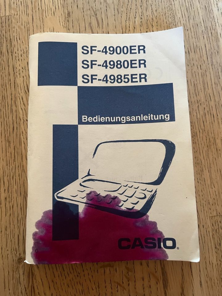 Casio Computer mit Tasche & Bedienungsanleitung in Linsengericht