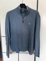 Polo Ralph Lauren halfzip troyer knit Gr M blau Bayern - Oberviechtach Vorschau