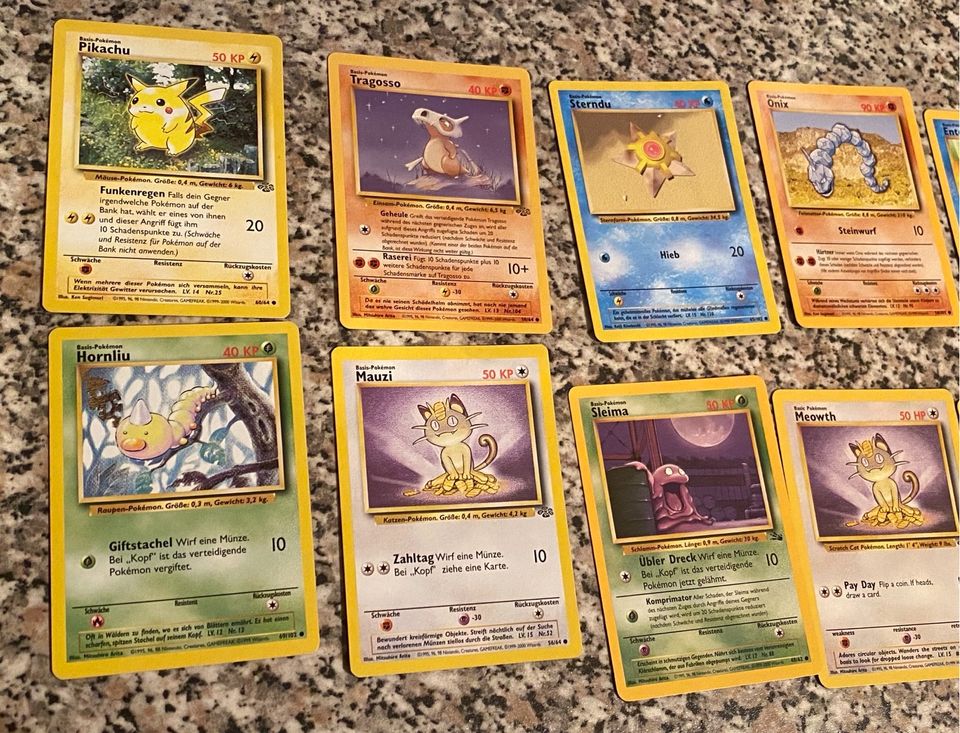 Pokémon Karten Set (1995, 96, 98) in Poing