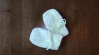 Babyhandschuhe handmade wollweiß Thüringen - Unterwellenborn Vorschau