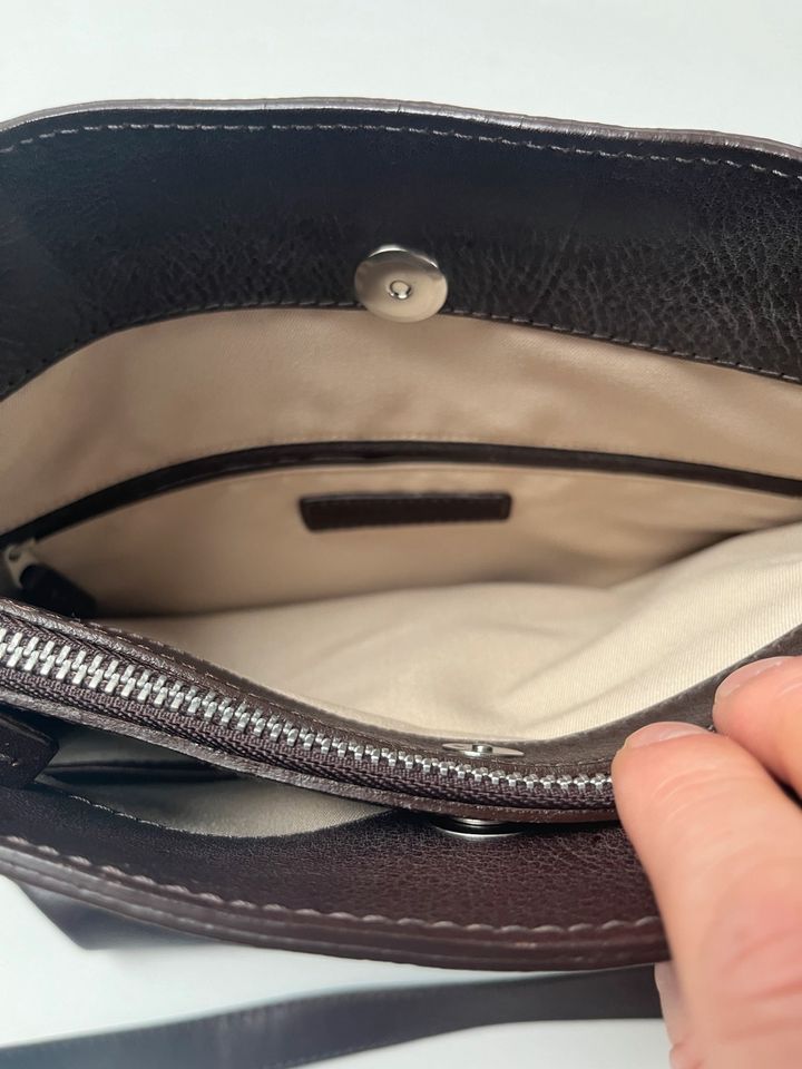 Leder Damen Handtasche Marc O Polo in Schwarme