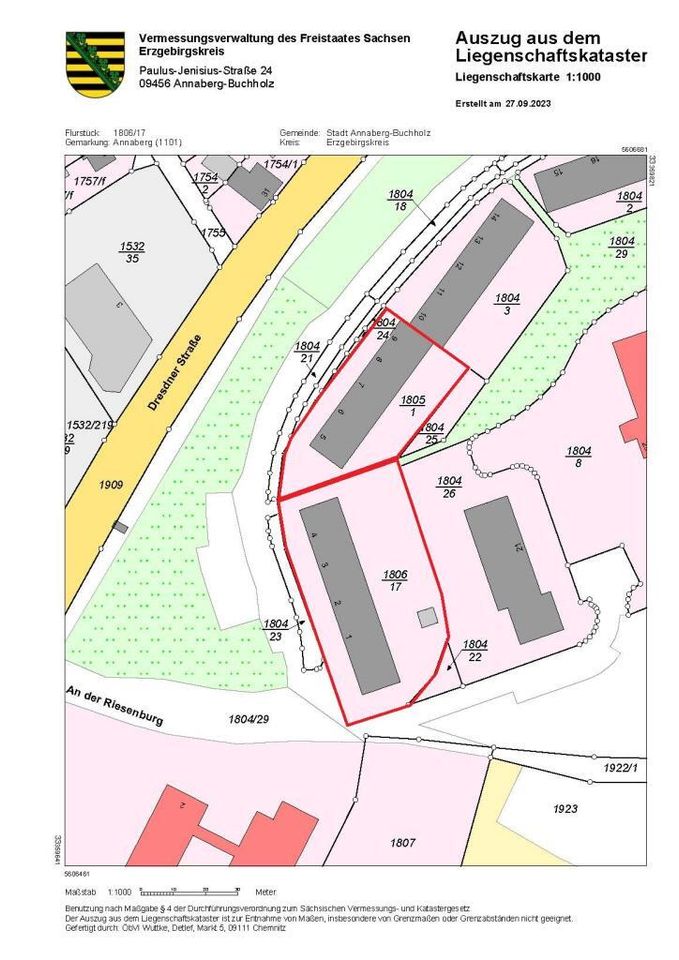 Ihre frisch sanierte Singlewohnung mit Einbauküche! in Annaberg-Buchholz