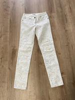 Hose Tamaris Damen Gr. 34 weiß mit goldenem Schimmer Nordrhein-Westfalen - Nideggen / Düren Vorschau