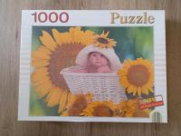 OVP NEU Puzzle Laura Florini Baby im Korb Sonnenblumen 1000 Teile Niedersachsen - Ahlerstedt Vorschau