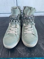 Mjus Damen Leder Sneaker Schuhe 40 türkis grün Nieten Hessen - Großkrotzenburg Vorschau
