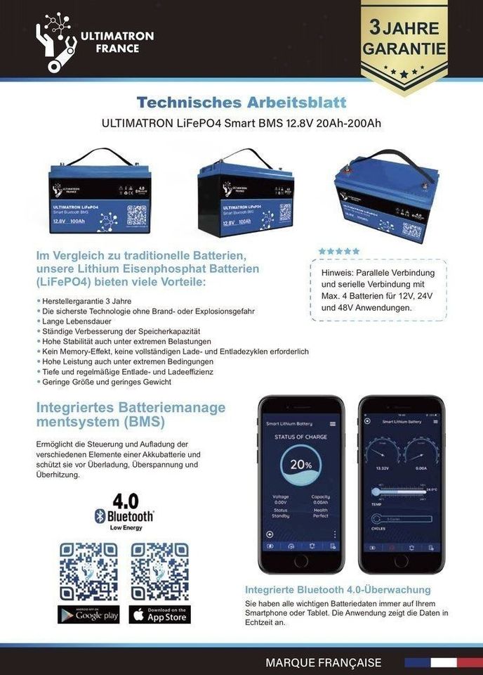 Solar-Autarkpaket-L mit Montage Kastenwagen & Mobile in Olfen