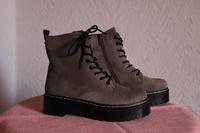 Stiefel Boots Gr 40 gefüttert grau Hessen - Lahnau Vorschau