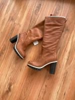 Tommy Hilfiger Leder Stiefel, cognac braun, 37 NEU Frankfurt am Main - Rödelheim Vorschau