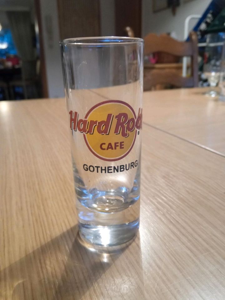 Hard Rock Cafe Gothenburg Göteborg Shot Glass Schnapsglas 5cl in Viersen