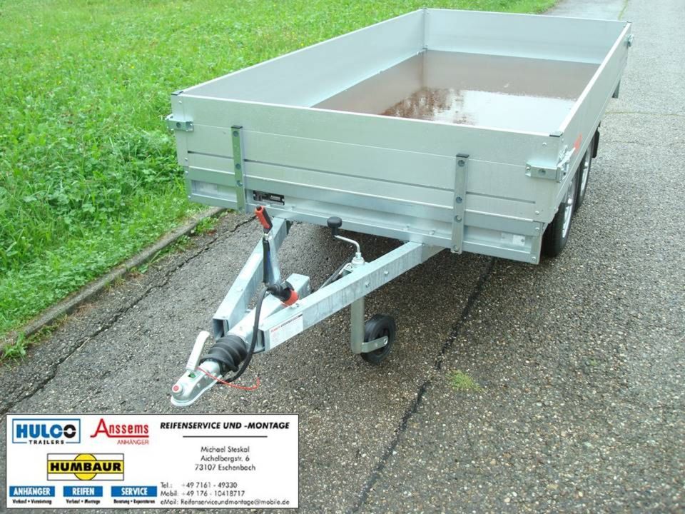 Anssems PLTT1350-251x150x30, neu, gebremster PKW-Anhänger in Hechingen