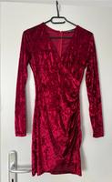 Rotes Samt Figur betontes Kleid Schleswig-Holstein - Plön  Vorschau