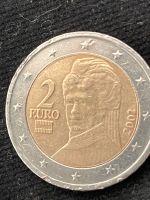 Zwei Euro Münze, Werther von Suttner, 2002 Fehl Prägung Hamburg-Mitte - Hamburg Billstedt   Vorschau