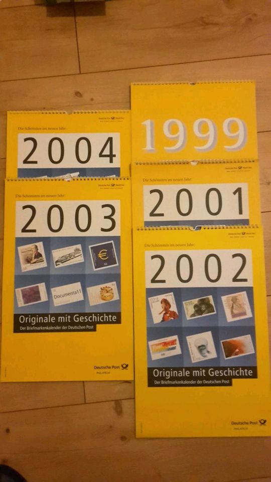 Briefmarkenkalender "Originale mit Geschichte" Deutsche Post in Hannover