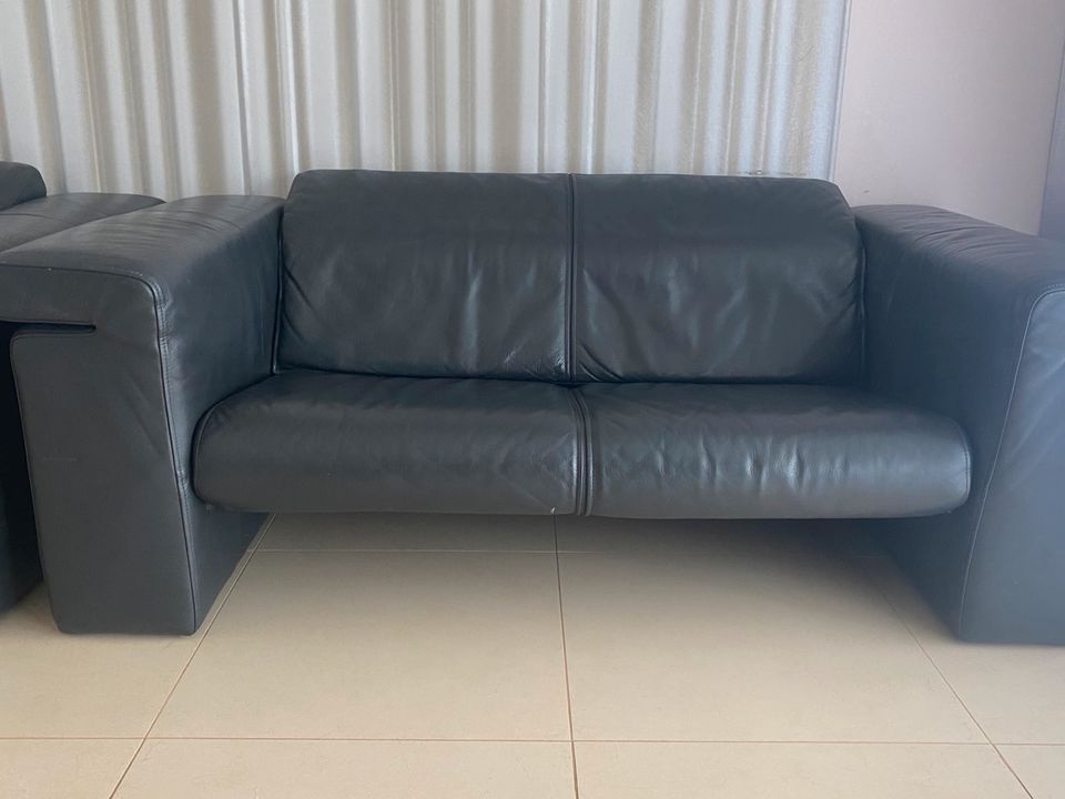 2 x Rolf Benz Ledergarnitur Leder Sitzgarnitur Sofa Couch Sessel in Kleve