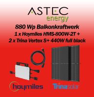 Balkonkraftwerk 880Wp 2x Trina Solar Modul Hoymiles HMS-800W-2T W Nordrhein-Westfalen - Overath Vorschau